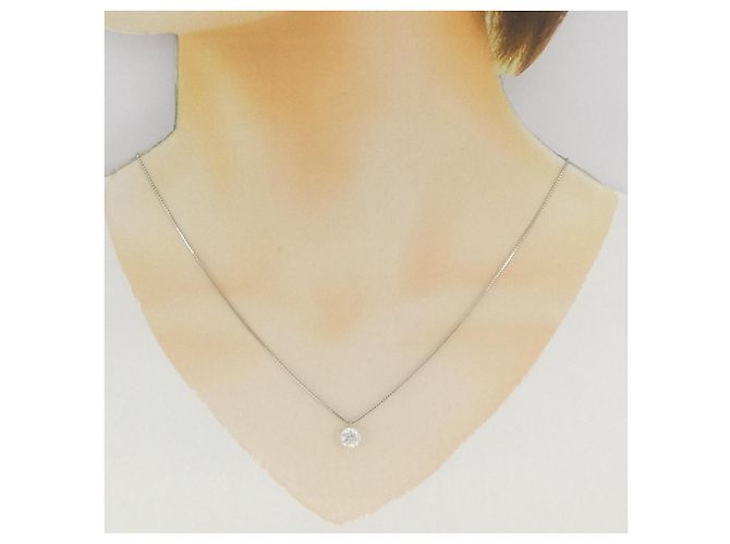 Autre Marque Collana di Diamanti PT900 PT850 Argento - vista 6