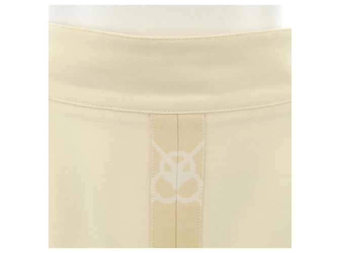 Hermès Falda Hermes CLIQUETIS36 Beige - vista 5