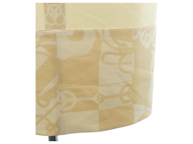 Hermès Falda Hermes CLIQUETIS36 Beige - vista 6