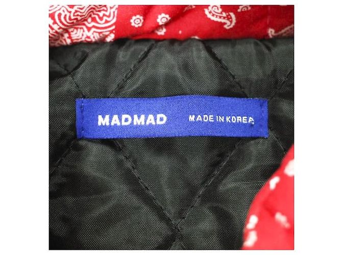 Autre Marque Chaleco de algodón y plumón MADMAD Roja - vista 3