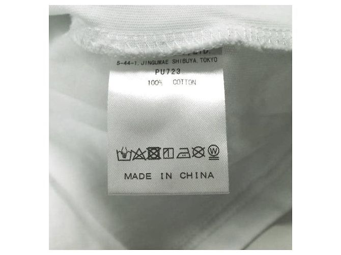 Autre Marque Camiseta SHIDEN L S de cuello alto de algodón de manga larga Blanco - vista 8