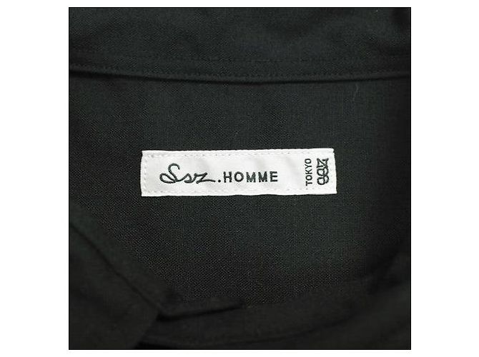 Autre Marque Camisa de lana SSZ Negro - vista 4