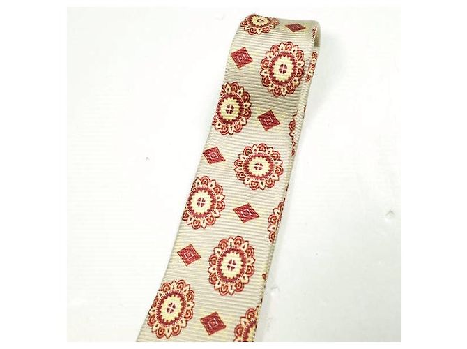 Autre Marque Kiton Silk Tie Beige Yellow - view 4