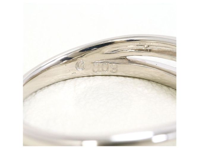 Autre Marque PT900 Platin Diamantring Silber - Ansicht 7
