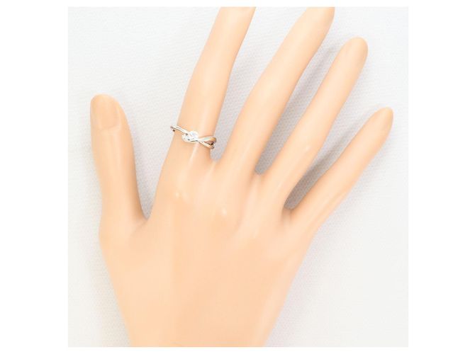 Autre Marque PT900 Platin Diamantring Silber - Ansicht 8