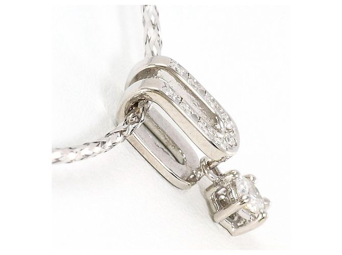 Autre Marque Collana in oro bianco Au750 e diamanti Argento - vista 2