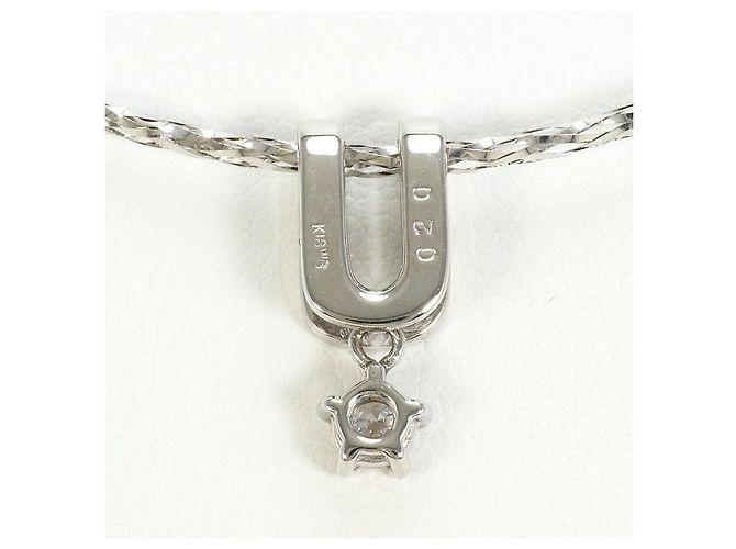 Autre Marque Collana in oro bianco Au750 e diamanti Argento - vista 3