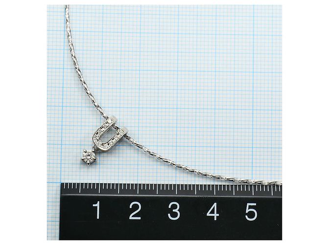 Autre Marque Collana in oro bianco Au750 e diamanti Argento - vista 5