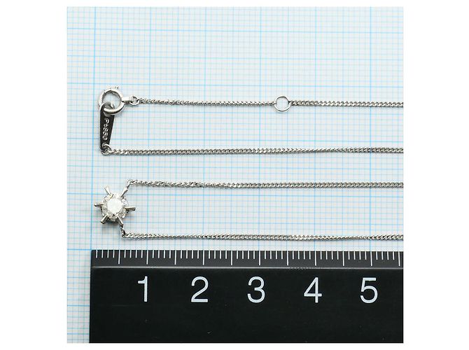 Autre Marque Collana in platino PT850 e diamanti Argento - vista 6