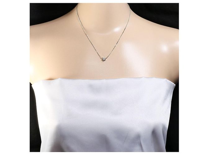 Autre Marque Collana in platino PT850 e diamanti Argento - vista 7