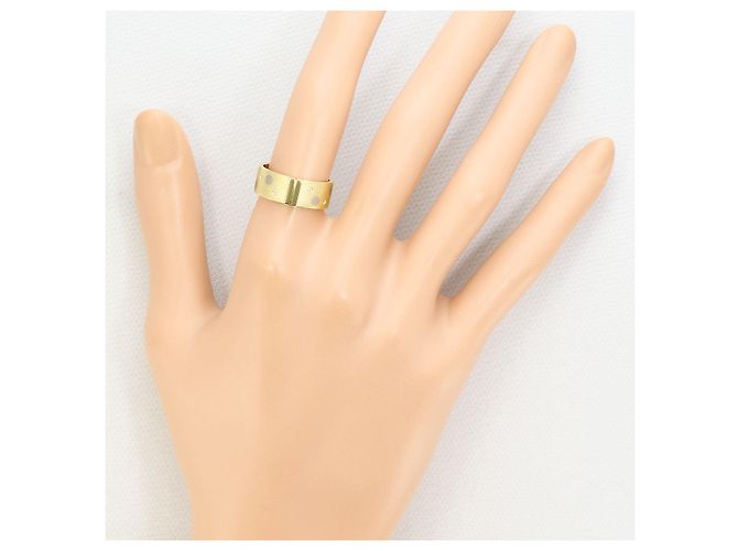 Autre Marque Anello in oro giallo K14 e oro bianco con diamanti D'oro - vista 6
