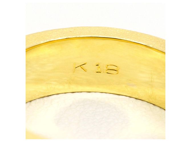 Autre Marque Anello in oro giallo e oro bianco Au750 con diamanti D'oro - vista 5