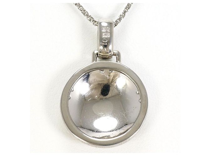 Autre Marque Collana in oro bianco Au750 e diamanti Argento - vista 3