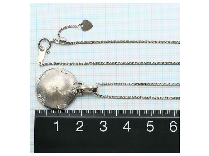 Autre Marque Collana in oro bianco Au750 e diamanti Argento - vista 5
