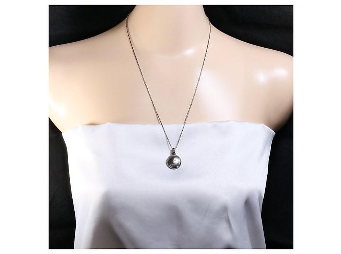 Autre Marque Collana in oro bianco Au750 e diamanti Argento - vista 6