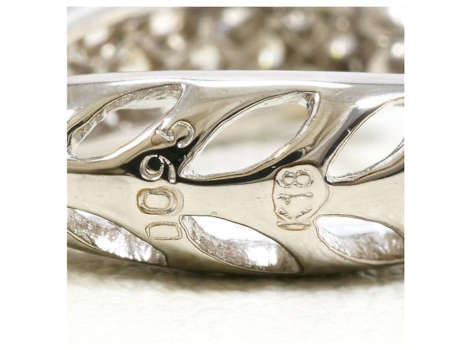 Autre Marque Orecchini in oro bianco e diamanti Au750 Argento - vista 4