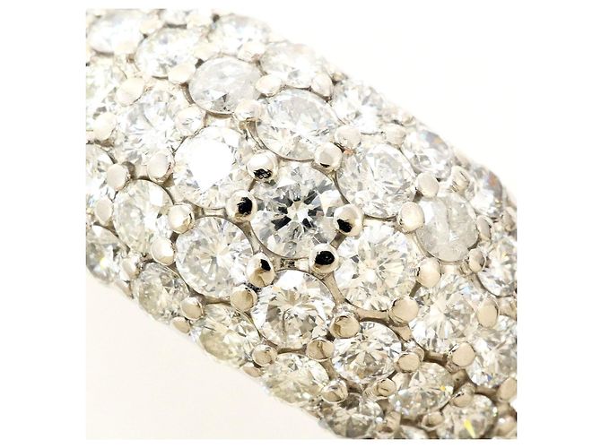 Autre Marque PT900 Platin Diamantring Silber - Ansicht 2