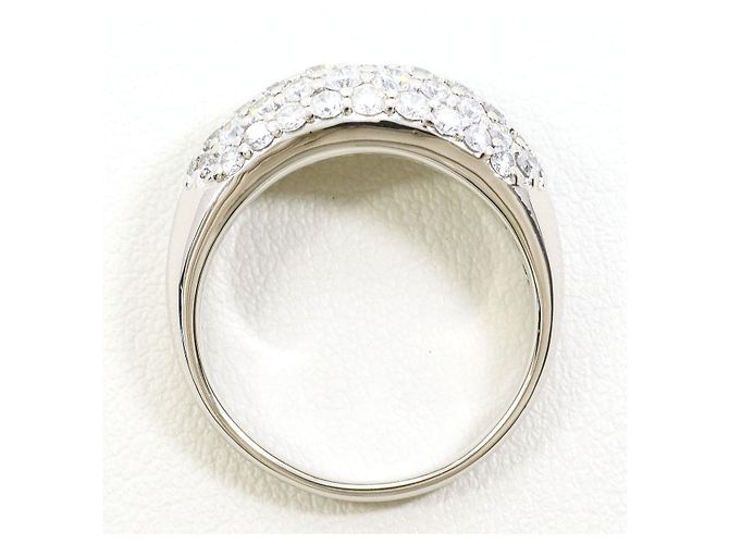 Autre Marque PT900 Platin Diamantring Silber - Ansicht 3