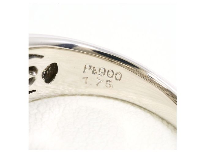 Autre Marque PT900 Platin Diamantring Silber - Ansicht 5