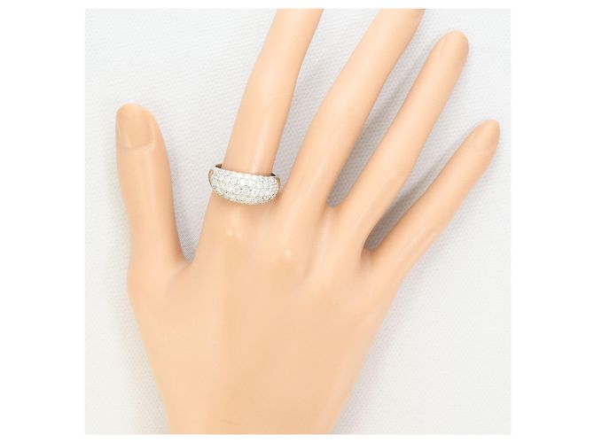 Autre Marque PT900 Platin Diamantring Silber - Ansicht 6