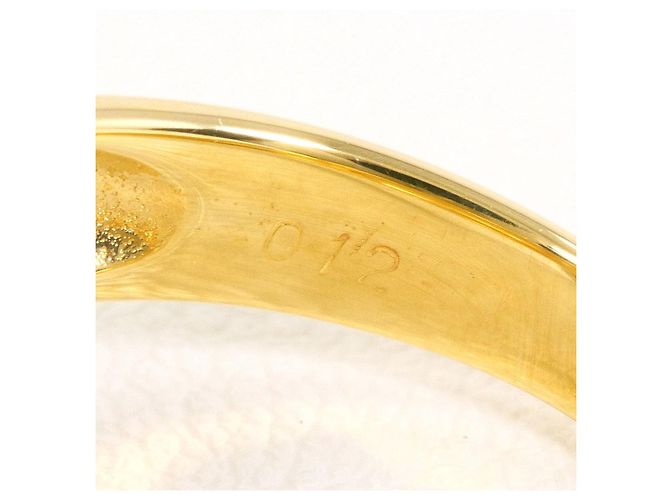 Autre Marque Anello con Diamante Pt850 K18YG D'oro - vista 6
