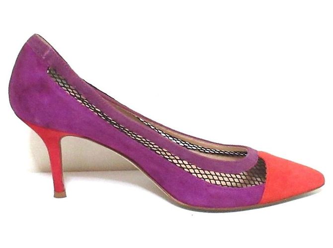 Autre Marque Décolleté Multi Mesh CORSO ROMA 9 Rosso - vista 3