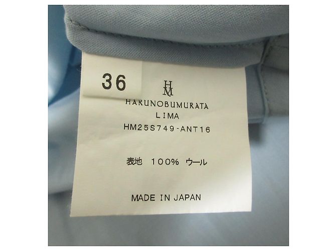 Autre Marque Chemise sans manches en laine d'été HARUNOBUMURATA LIMA Bleu - vue 6