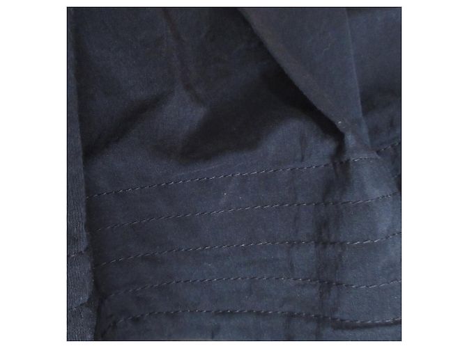 Autre Marque Falda acampanada de seda y algodón TEIJA Azul Azul marino - vista 15