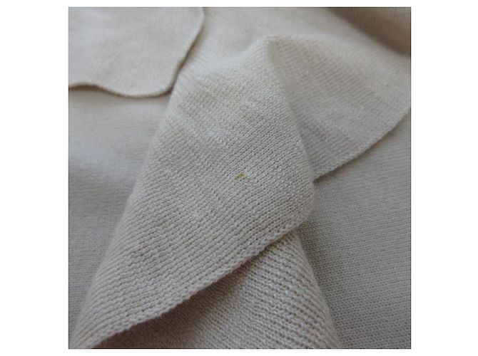Autre Marque Camicetta in maglia di lana 18G Drawer Beige - vista 10