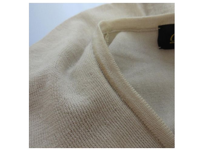 Autre Marque Camicetta in maglia di lana 18G Drawer Beige - vista 12