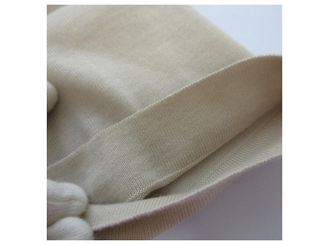 Autre Marque Camicetta in maglia di lana 18G Drawer Beige - vista 14