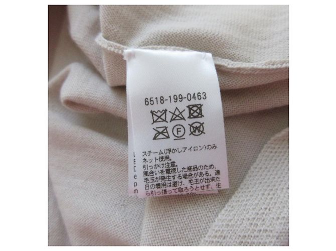 Autre Marque Camicetta in maglia di lana 18G Drawer Beige - vista 5