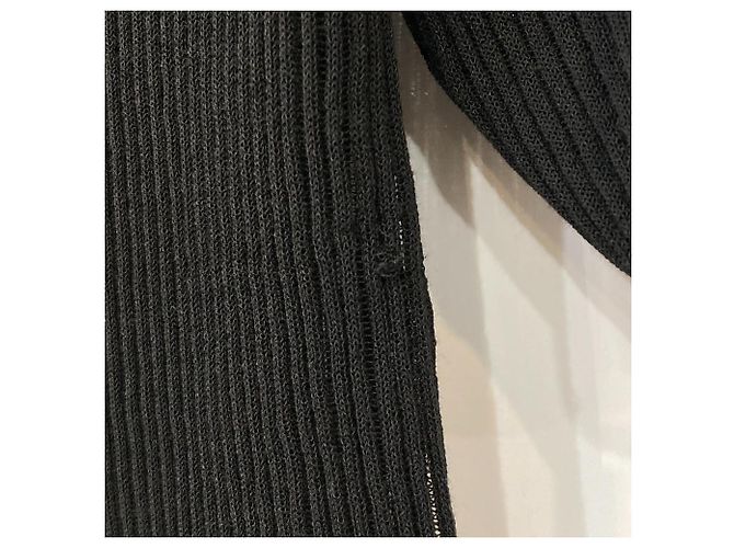 Autre Marque Top de punto CELFORD con mangas voluminosas Negro - vista 6