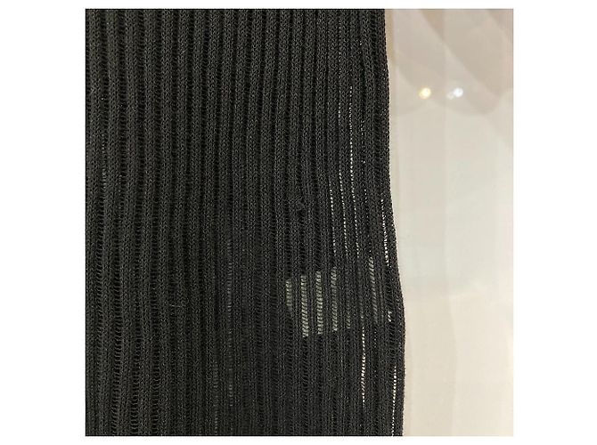 Autre Marque Top de punto CELFORD con mangas voluminosas Negro - vista 7