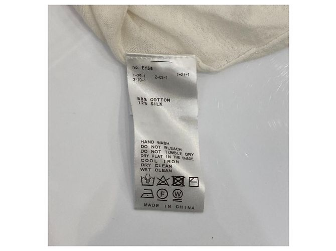 Autre Marque Top con maniche dolman in misto seta SLOBE IENA Bianco - vista 5