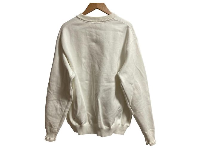 Autre Marque Rundhals-Stricksweatshirt UN-USELESS USL Weiß - Ansicht 3