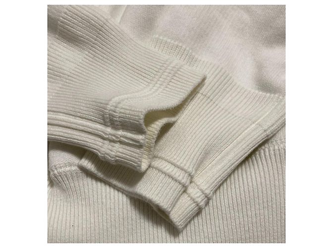 Autre Marque Rundhals-Stricksweatshirt UN-USELESS USL Weiß - Ansicht 4