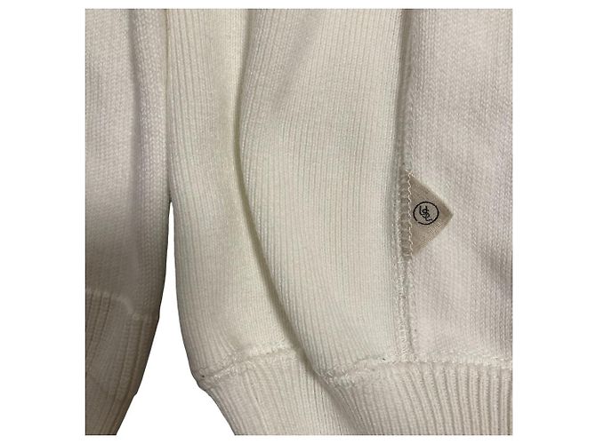 Autre Marque Rundhals-Stricksweatshirt UN-USELESS USL Weiß - Ansicht 5