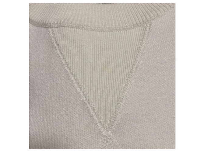 Autre Marque Rundhals-Stricksweatshirt UN-USELESS USL Weiß - Ansicht 9