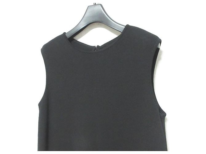 Autre Marque FOXEY Robe en maille à ourlet à volants et deux froufrous Noir - vue 3