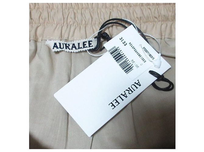 Autre Marque Short Auralee High Count Finx Ox Bege - vista 8