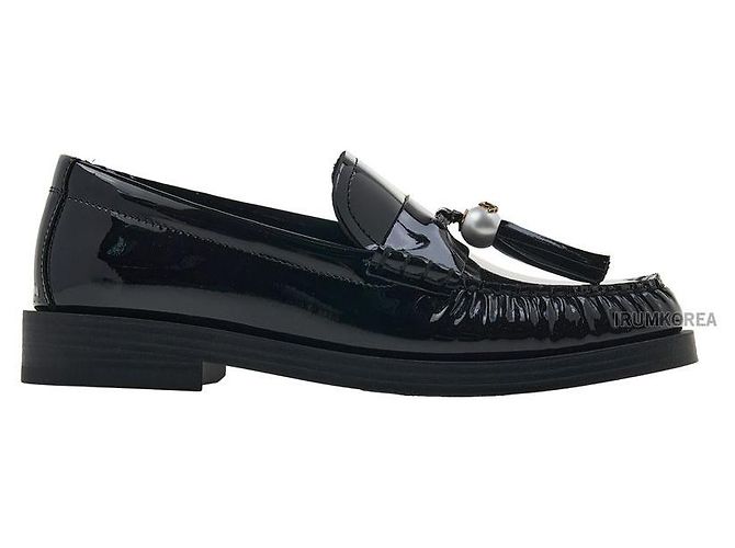 Jimmy Choo Mocassini da donna ADDIE PEARL PAT BLACK Nero - vista 2