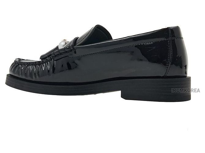 Jimmy Choo Mocassini da donna ADDIE PEARL PAT BLACK Nero - vista 3