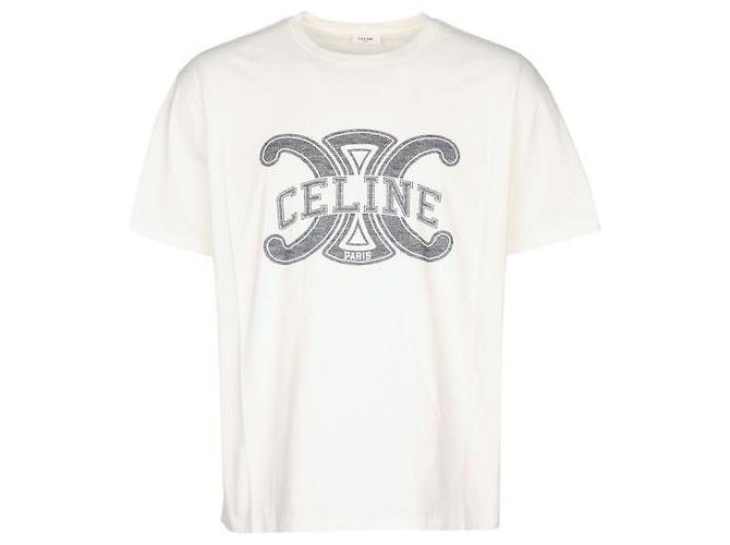 Céline Camiseta larga em jersey de algodão - vista 4