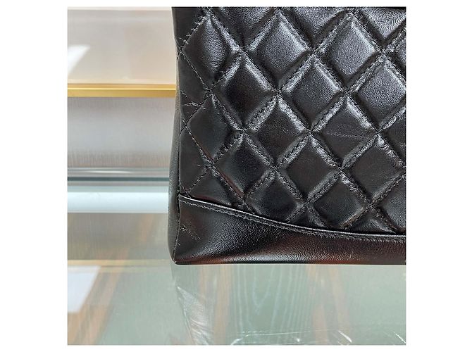 Chanel Borsa New Mini Chip Crossbody Black Gold Nero - vista 9