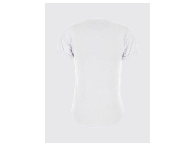 Isabel Marant Leinen T-Shirt mit Logo Rot - Ansicht 6