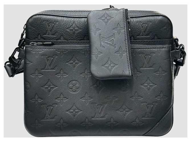 Louis Vuitton Borsa a tracolla Shadow Trio Nero - vista 2