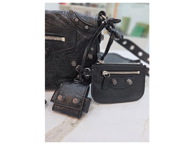 Balenciaga Borsa a tracolla Le Cagole Nero - vista 19