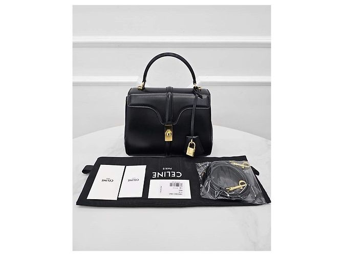 16 Céline Piccola pelle di vitello Argento - vista 9