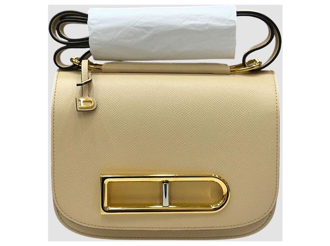 Delvaux Borsa a Spalla Ringo Beige Marrone - vista 2